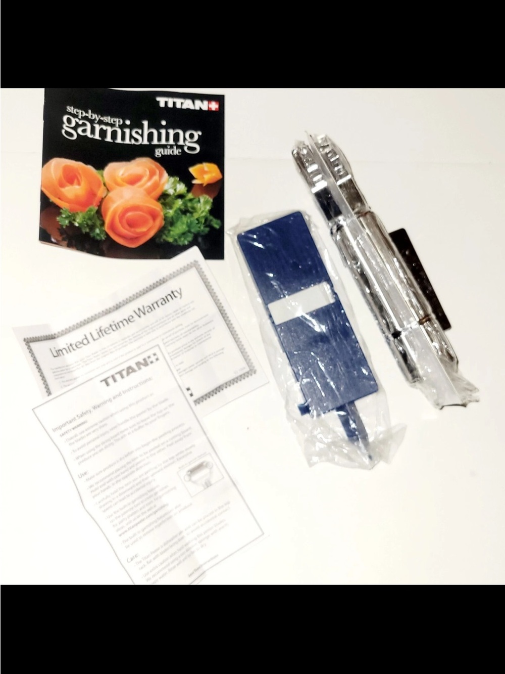 New Titan Garnishing Tools and Step by Step Garnishing Guide